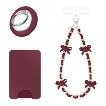 Velvet Caviar Wristlet with MagSafe Ring and Magnetic Wallet Bundle