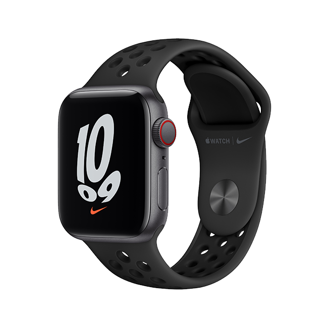 Apple Watch Nike SE - 40mm - Space Gray Aluminum Black Sport  (Product view 2)