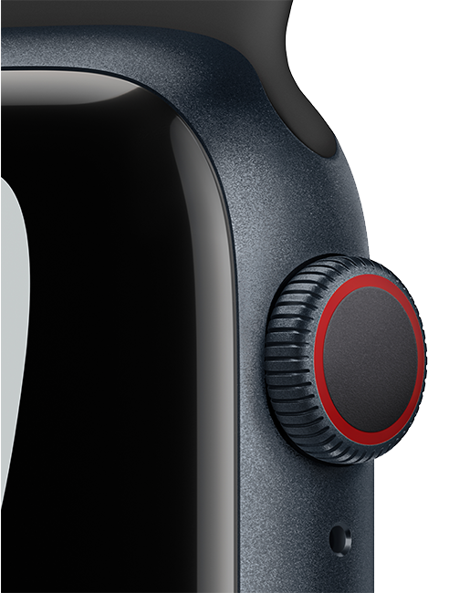 Apple Watch Nike Series 7 - 41mm - Midnight Aluminum Anthracite Black Sport  (Product view 3)