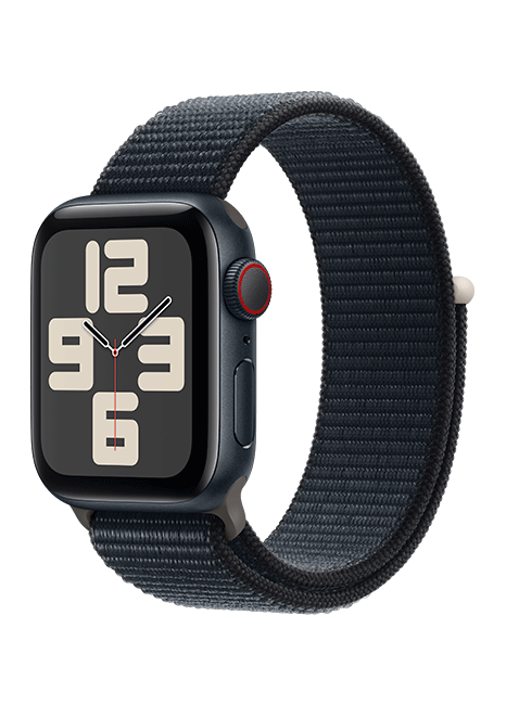 Apple Watch SE 2nd Gen (2022) - 40mm - Midnight Aluminum Midnight Sport Loop  (Product view 2)