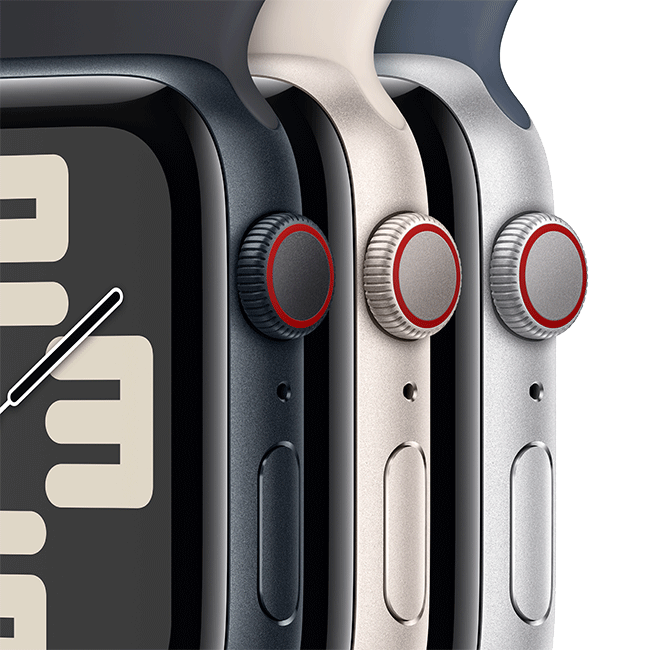 Apple Watch SE 2nd Gen (2022) - 40mm - Midnight Aluminum Midnight Sport Loop  (Product view 4)