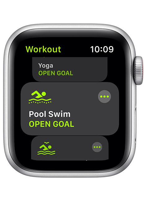 Apple Watch SE - 40mm - Silver Aluminum White Sport  (Product view 4)