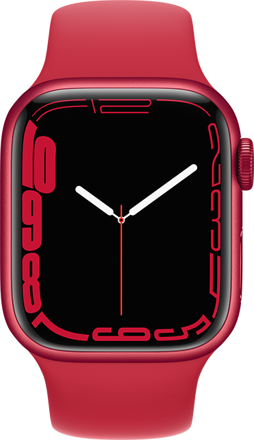 Apple Watch Series 7 - 41 mm - Correa deportiva de aluminio en PRODUCT RED