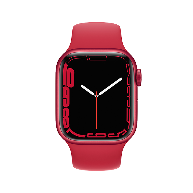 Apple Watch Series 7 - 45mm - PRODUCT RED Aluminum Sport  (Product view 3)