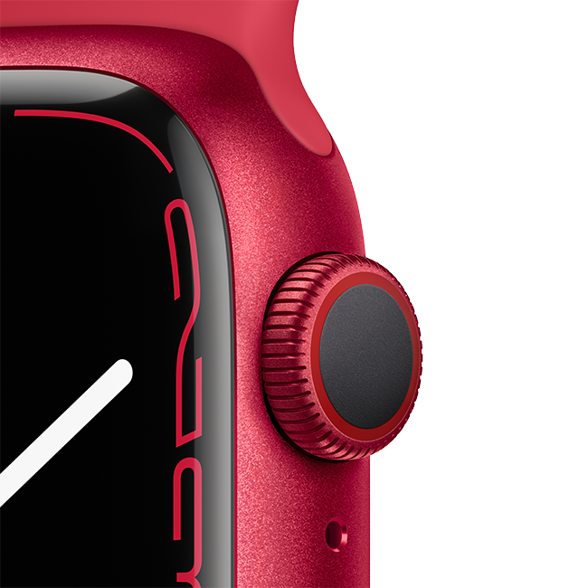 Apple Watch Series 7 - 45mm - PRODUCT RED Aluminum Sport  (Product view 4)