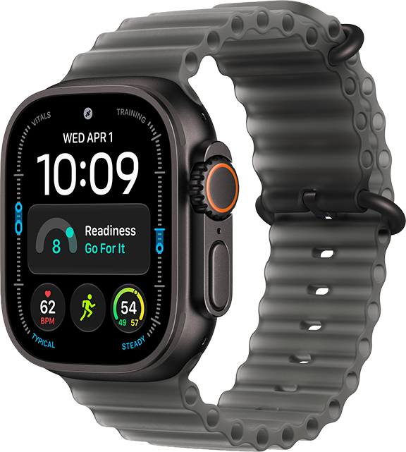 Apple Watch Ultra 4 49mm 64GB Black Titanium Translucent Black Ocean Band