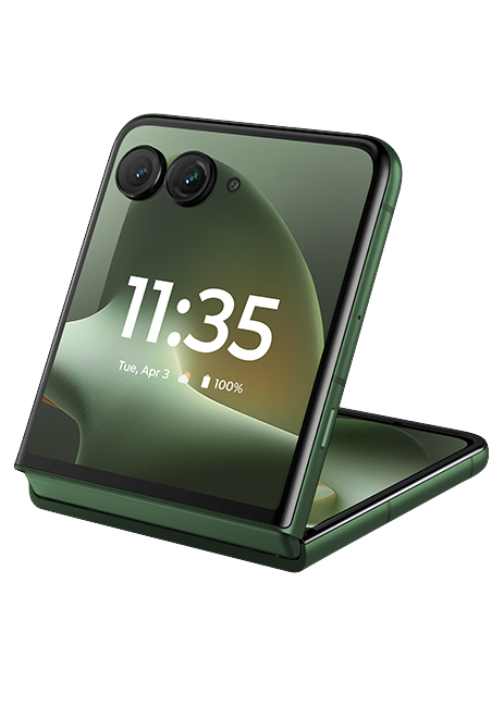 Motorola razr+ 2026 - PANTONE Mountain View  (Product view 3)