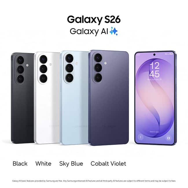 Samsung Galaxy S26 - Cobalt Violet  (Product view 3)