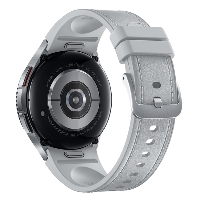  Samsung Galaxy Watch 6 Classic 47mm Bluetooth Smartwatch with  Rotating Bezel, Fitness Tracker, Advanced Sleep Coaching, Heart Monitor -  Silver