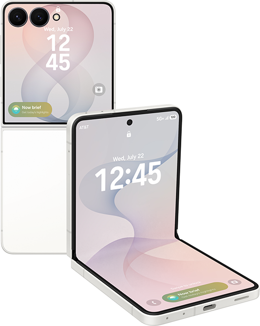 Samsung Galaxy Z Flip8 - Cream  (Product view 1)