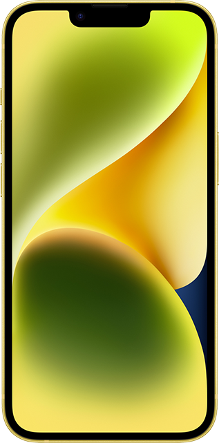 Apple iPhone 14 - Yellow  (Product view 2)