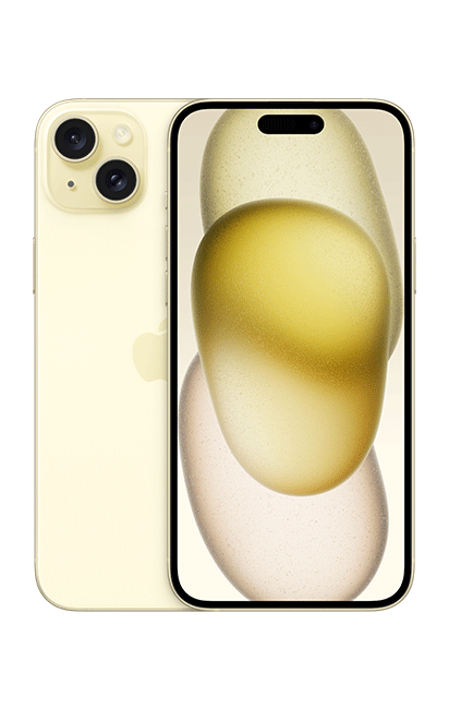 Apple iPhone 15 Plus - Yellow  (Product view 1)
