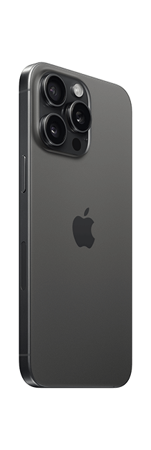 Apple iPhone 15 Pro Max - Black Titanium  (Product view 3)