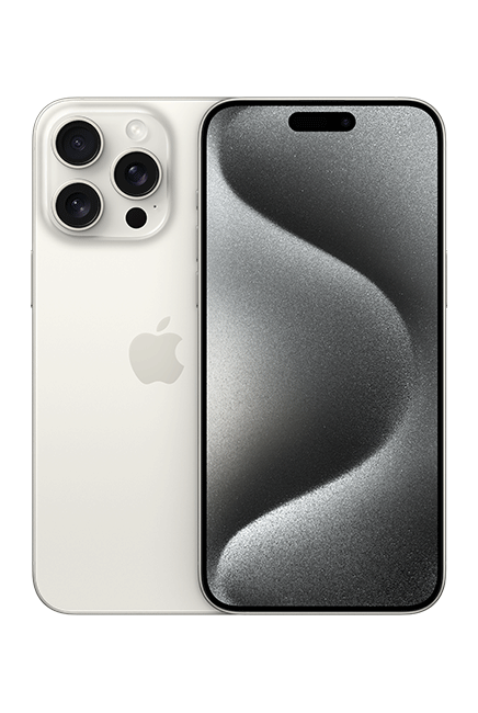 Apple iPhone 15 Pro Max - White Titanium  (Product view 1)
