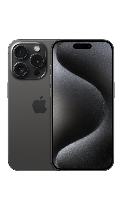 Apple iPhone 15 Pro - Black Titanium  (Product view 1)