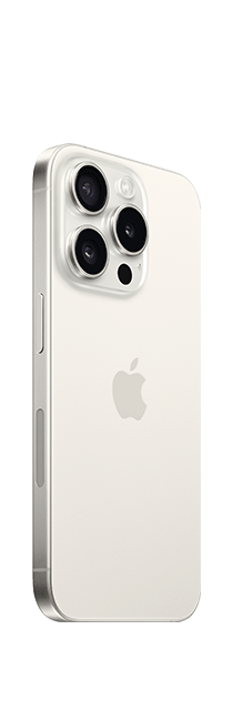 Apple iPhone 15 Pro - White Titanium  (Product view 3)