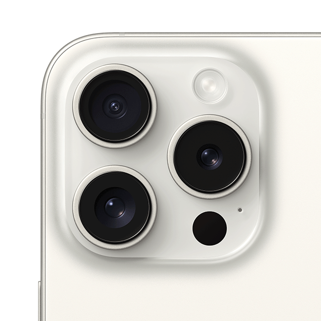 Apple iPhone 15 Pro - White Titanium  (Product view 5)