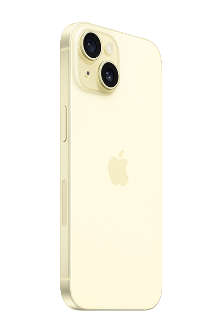 Apple iPhone 15 - Yellow  (Product view 3)