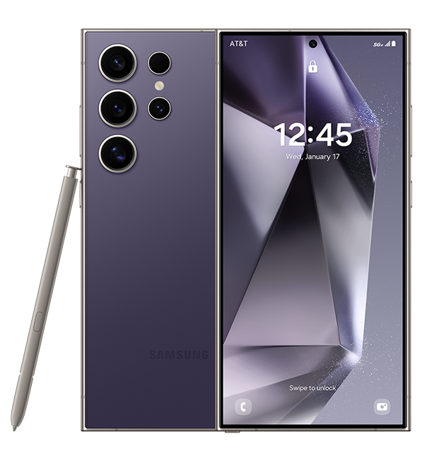 Samsung Galaxy S24 Ultra - Titanium Violet  (Product view 1)