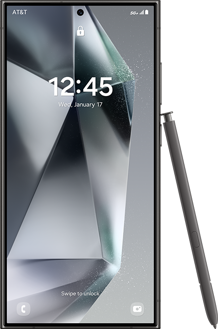 Samsung Galaxy S24 Ultra - Titanium Black  (Product view 2)