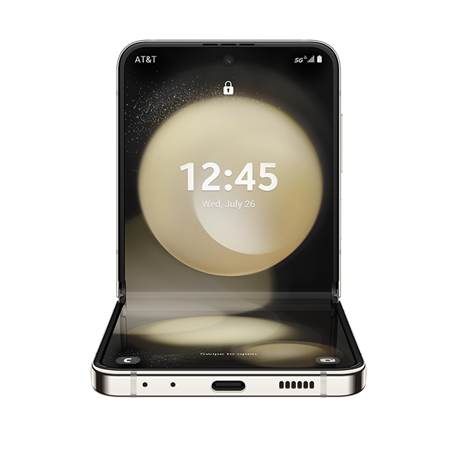 Samsung Galaxy Z Flip5 - Cream  (Product view 2)