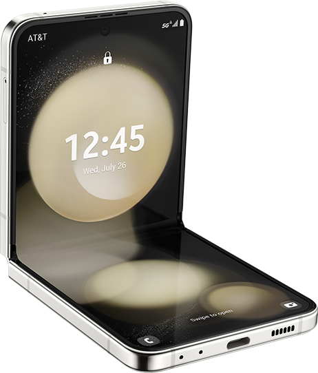 Samsung Galaxy Z Flip5 - Cream  (Product view 1)