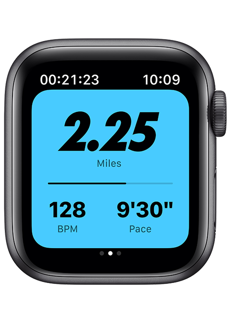Apple Watch Nike Series 6 - 40mm - Space Gray - Aluminum Anthracite Black  (Product view 5)