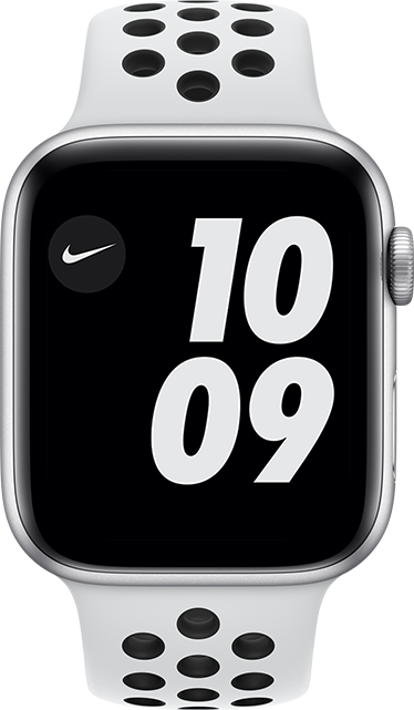 Apple Watch Nike Series 6 44mm 32 GB in Silver Aluminum - Pure 