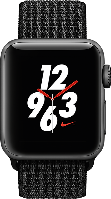 Educación moral localizar Honestidad Apple Watch Series 3 Nike+ - 42mm Aluminio gris espacial - Correa negra  from AT&T