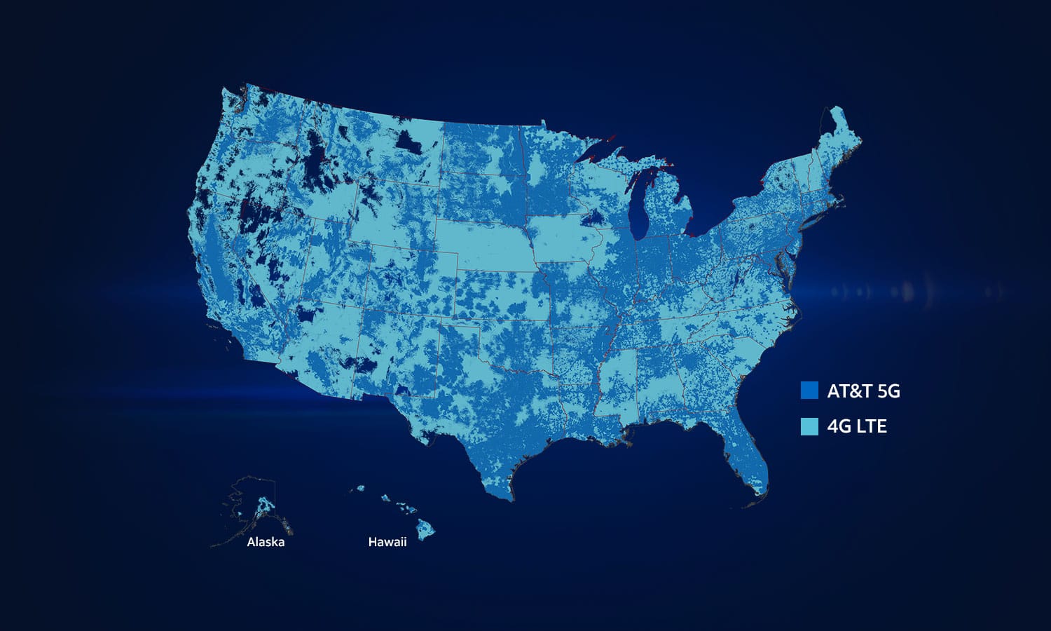 AT&T 5G and 4G Coverage Map