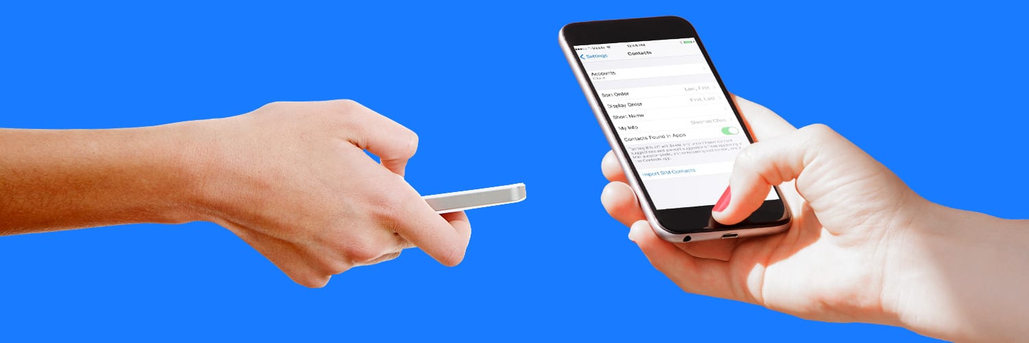 How to transfer contacts to a new phone